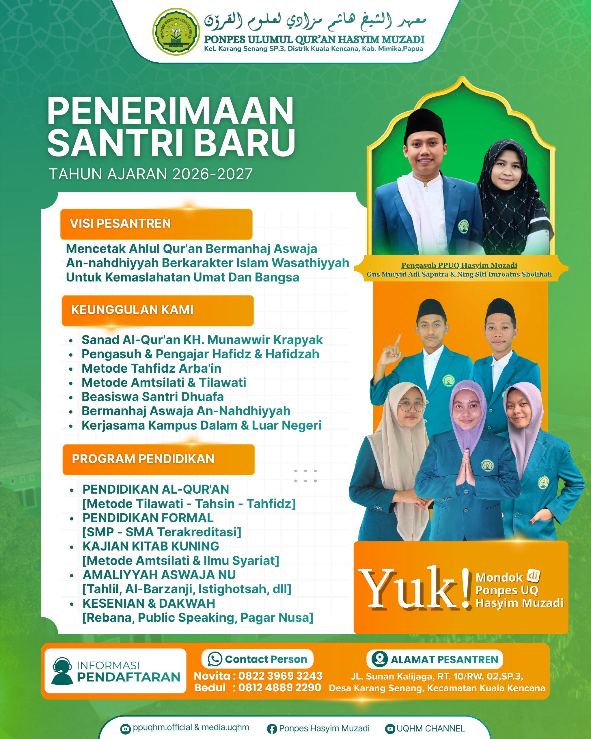 Penerimaan Santri Baru 2026/2027